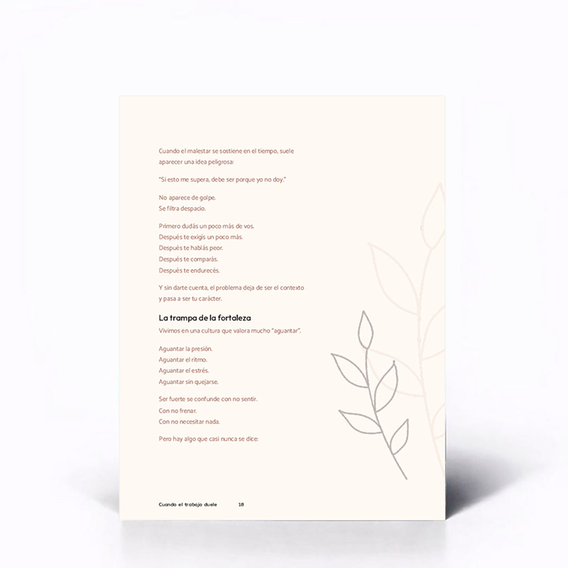 Cuando el trabajo duele